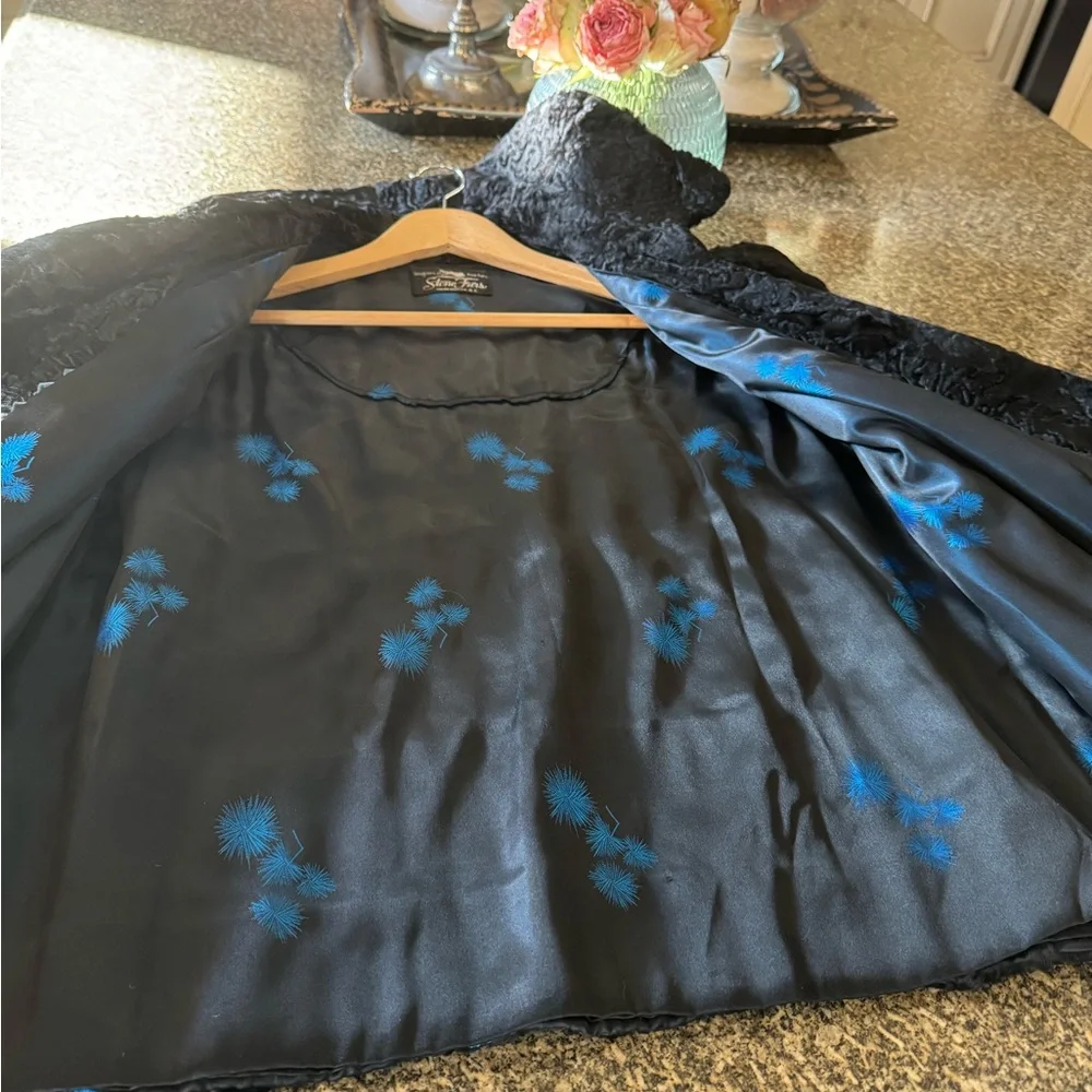 Vintage astrakhan swing coat - Picture 2 of 10